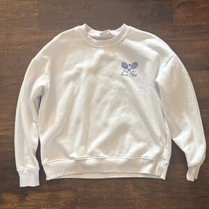 White Tennis Club Women’s Crewneck